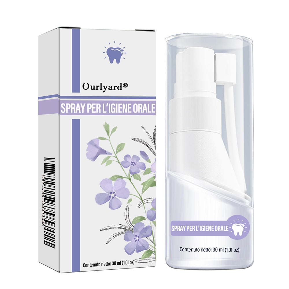 ✅ Prodotto e spedito dall'Italia | Ourlyard® Spray per la Cura Orale con Olio di Chiodi di Garofano (cura completa, trattamento efficace per tutti i problemi orali) 💛💛