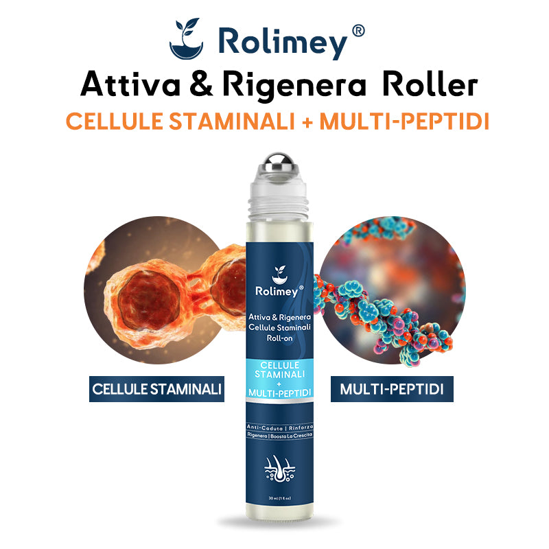✅Sviluppato da tricologi: Rolimey® Attiva & Rigenera Cellule Staminali Roll-on – Ferma immediatamente la caduta dei capelli e promuove una vera ricrescita (🔥Fino all'80% di sconto)