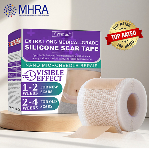 🏷️ Official Store: Flysmus® ReGen Hyaluronic Acid Nano-Heal Microneedle Tape - 💝Treatment of old and new scars, reduction of surgical scars, stretch marks, keloids, acne, burns, warts, dermatomes and varicose veins
