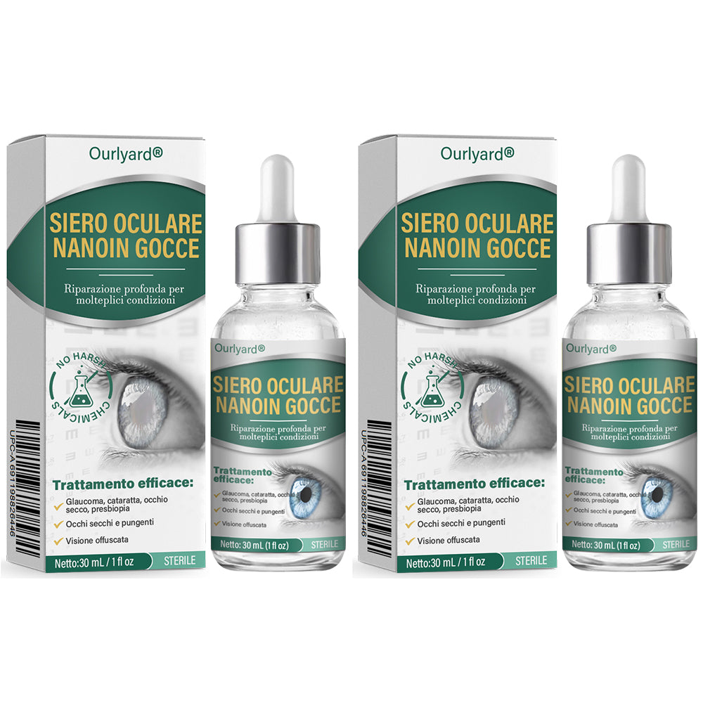 ✅ Ourlyard® Nano Siero per Gocce Oculari 👩⚕️Adatto per presbiopia, sindrome dell’occhio secco, glaucoma e cataratta