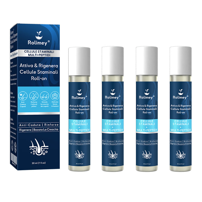 ✅Sviluppato da tricologi: Rolimey® Attiva & Rigenera Cellule Staminali Roll-on – Ferma immediatamente la caduta dei capelli e promuove una vera ricrescita (🔥Fino all'80% di sconto)