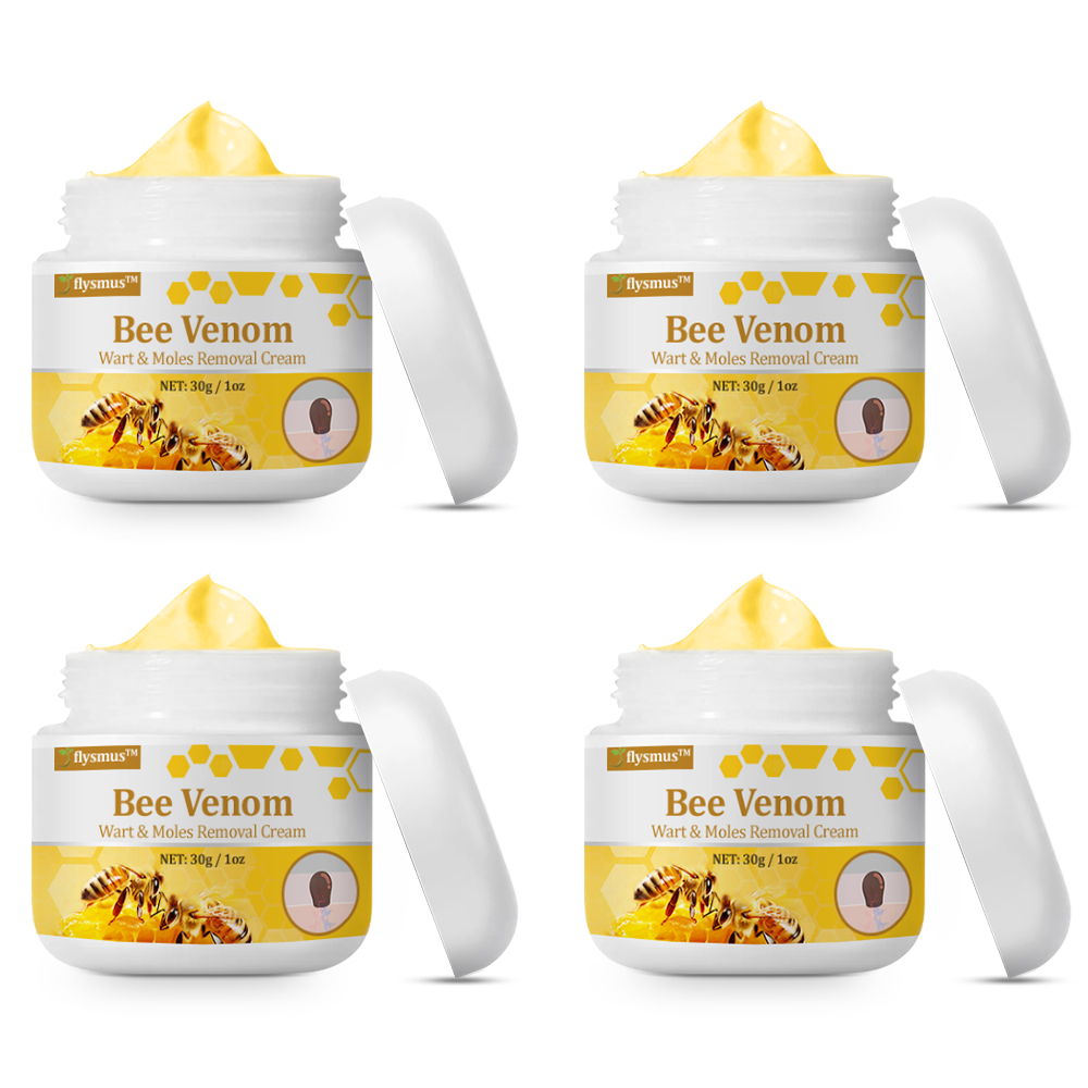 👨⚕️flysmus™ Cura Forte al veleno d'ape, Tratta verruche, escrescenze, infezioni e cicatrici, Leviga la pelle irregolare, Certificato dalla Società Italiana di Dermatologia (SIDeMaST) 🌟