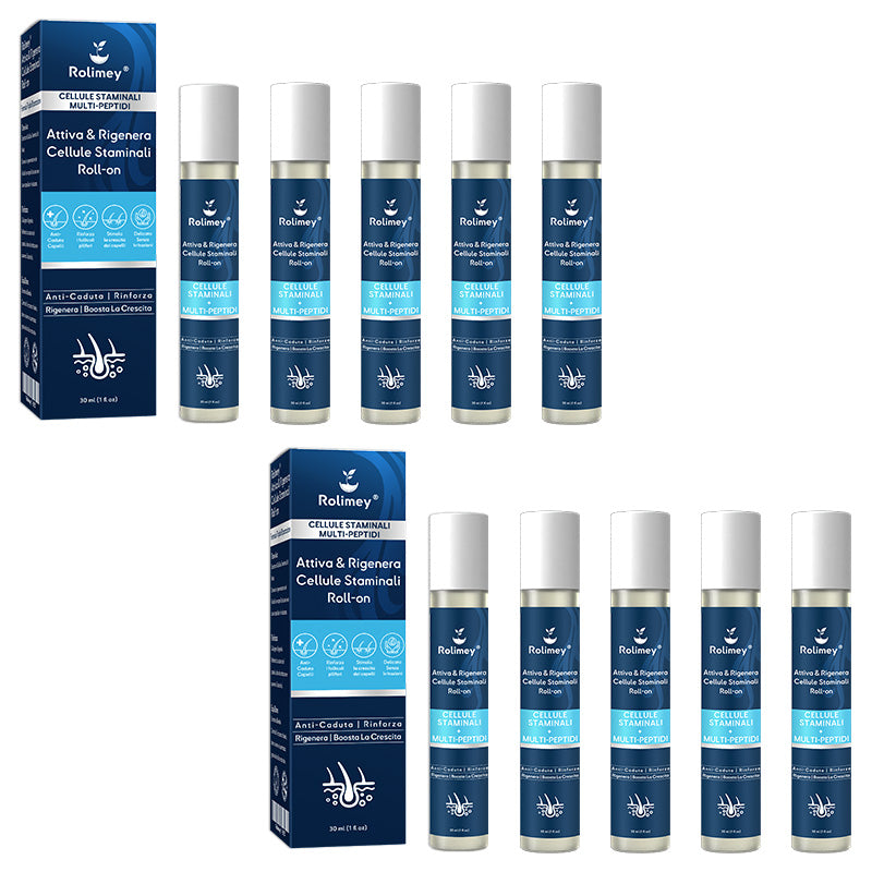 ✅Sviluppato da tricologi: Rolimey® Attiva & Rigenera Cellule Staminali Roll-on – Ferma immediatamente la caduta dei capelli e promuove una vera ricrescita (🔥Fino all'80% di sconto)