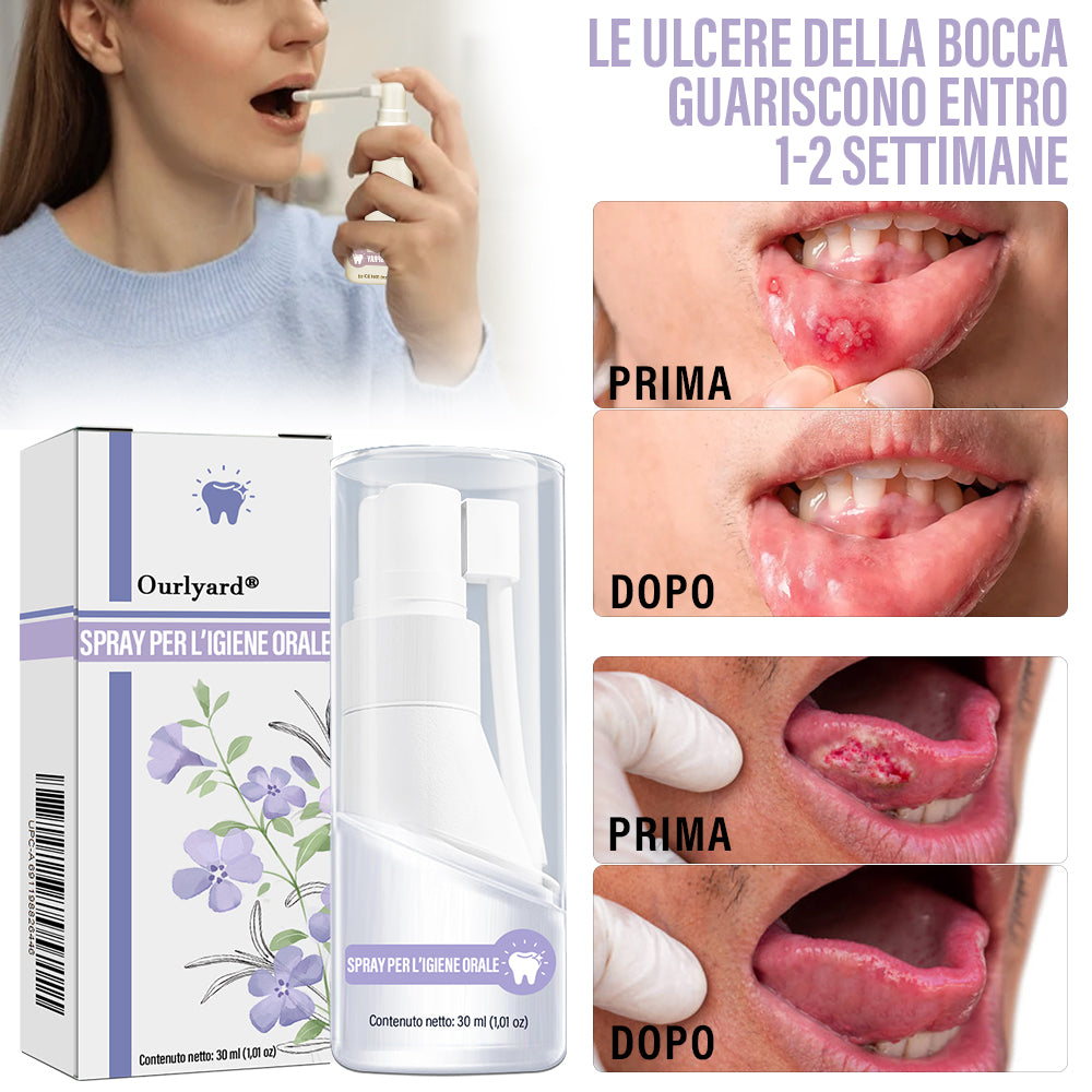 ✅ Prodotto e spedito dall'Italia | Ourlyard® Spray per la Cura Orale con Olio di Chiodi di Garofano (cura completa, trattamento efficace per tutti i problemi orali) 💛💛
