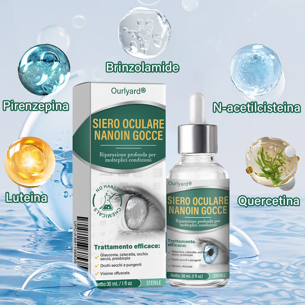 ✅ Ourlyard® Nano Siero per Gocce Oculari 👩⚕️Adatto per presbiopia, sindrome dell’occhio secco, glaucoma e cataratta