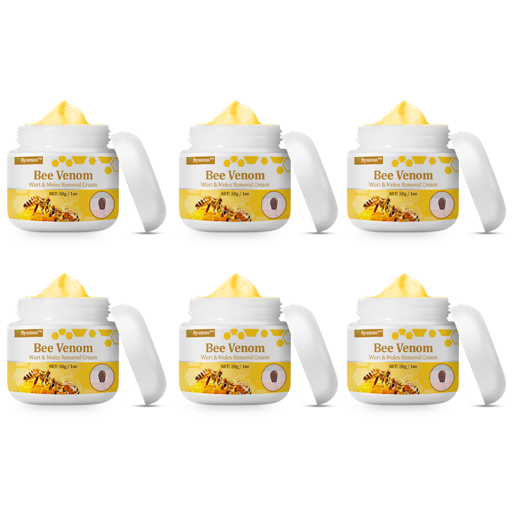 👨⚕️flysmus™ Cura Forte al veleno d'ape, Tratta verruche, escrescenze, infezioni e cicatrici, Leviga la pelle irregolare, Certificato dalla Società Italiana di Dermatologia (SIDeMaST) 🌟