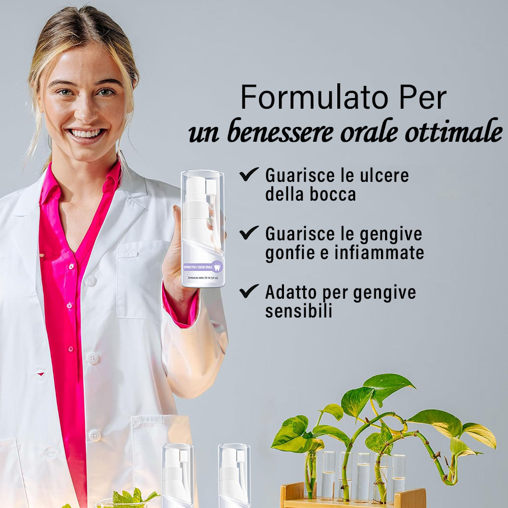 ✅ Prodotto e spedito dall'Italia | Ourlyard® Spray per la Cura Orale con Olio di Chiodi di Garofano (cura completa, trattamento efficace per tutti i problemi orali) 💛💛