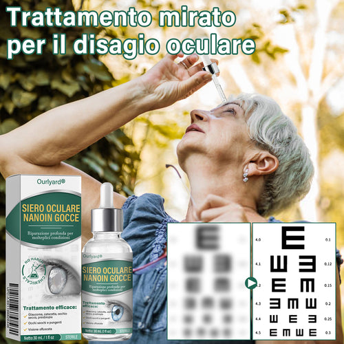 ✅ Ourlyard® Nano Siero per Gocce Oculari 👩⚕️Adatto per presbiopia, sindrome dell’occhio secco, glaucoma e cataratta