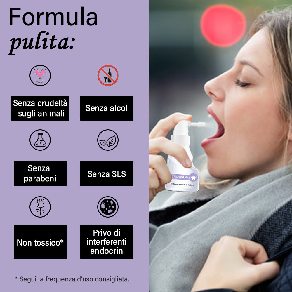 ✅ Prodotto e spedito dall'Italia | Ourlyard® Spray per la Cura Orale con Olio di Chiodi di Garofano (cura completa, trattamento efficace per tutti i problemi orali) 💛💛