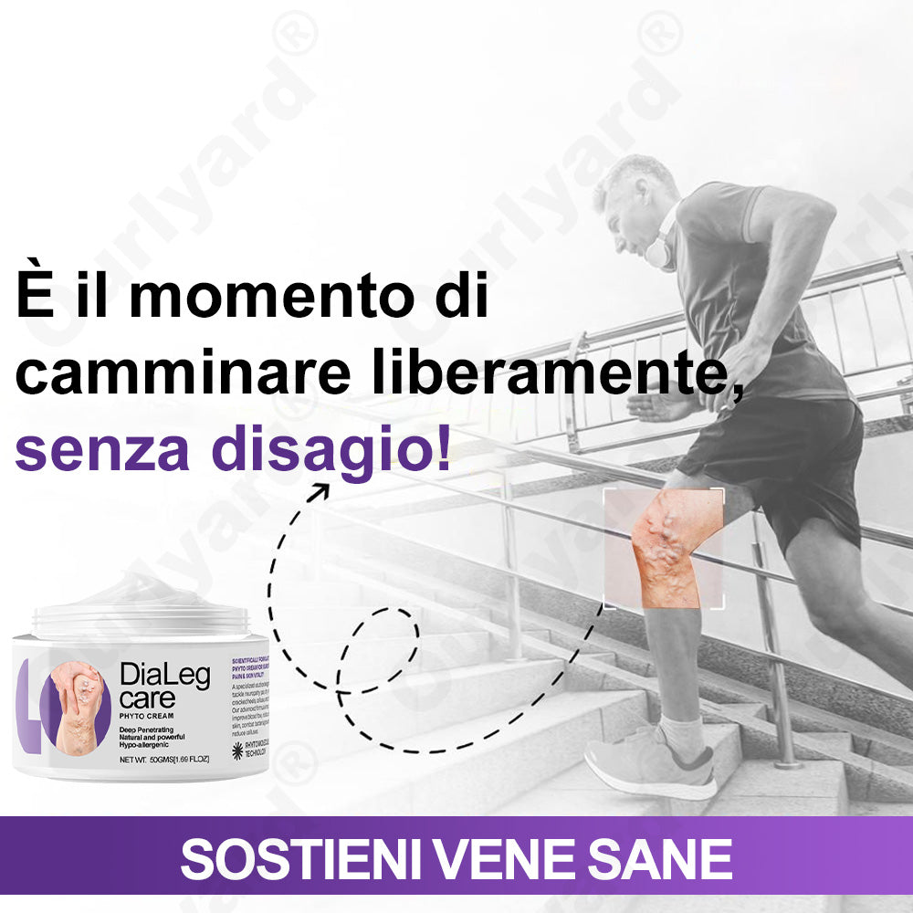 ✅ 𝐀𝐩𝐩𝐫𝐨𝐯𝐚𝐭𝐚 𝐝𝐚𝐥 𝐒𝐒𝐍👨‍⚕️ 𝐎𝐮𝐫𝐥𝐲𝐚𝐫𝐝® 𝐃𝐢𝐚𝐋𝐞𝐠 𝐂𝐚𝐫𝐞 – 𝐂𝐫𝐞𝐦𝐚 𝐅𝐢𝐭𝐨𝐭𝐞𝐫𝐚𝐩𝐢𝐜𝐚 𝐌𝐞𝐝𝐢𝐜𝐚 - Aiuta a trattare vene varicose, gambe gonfie, crampi e dolori persistenti.