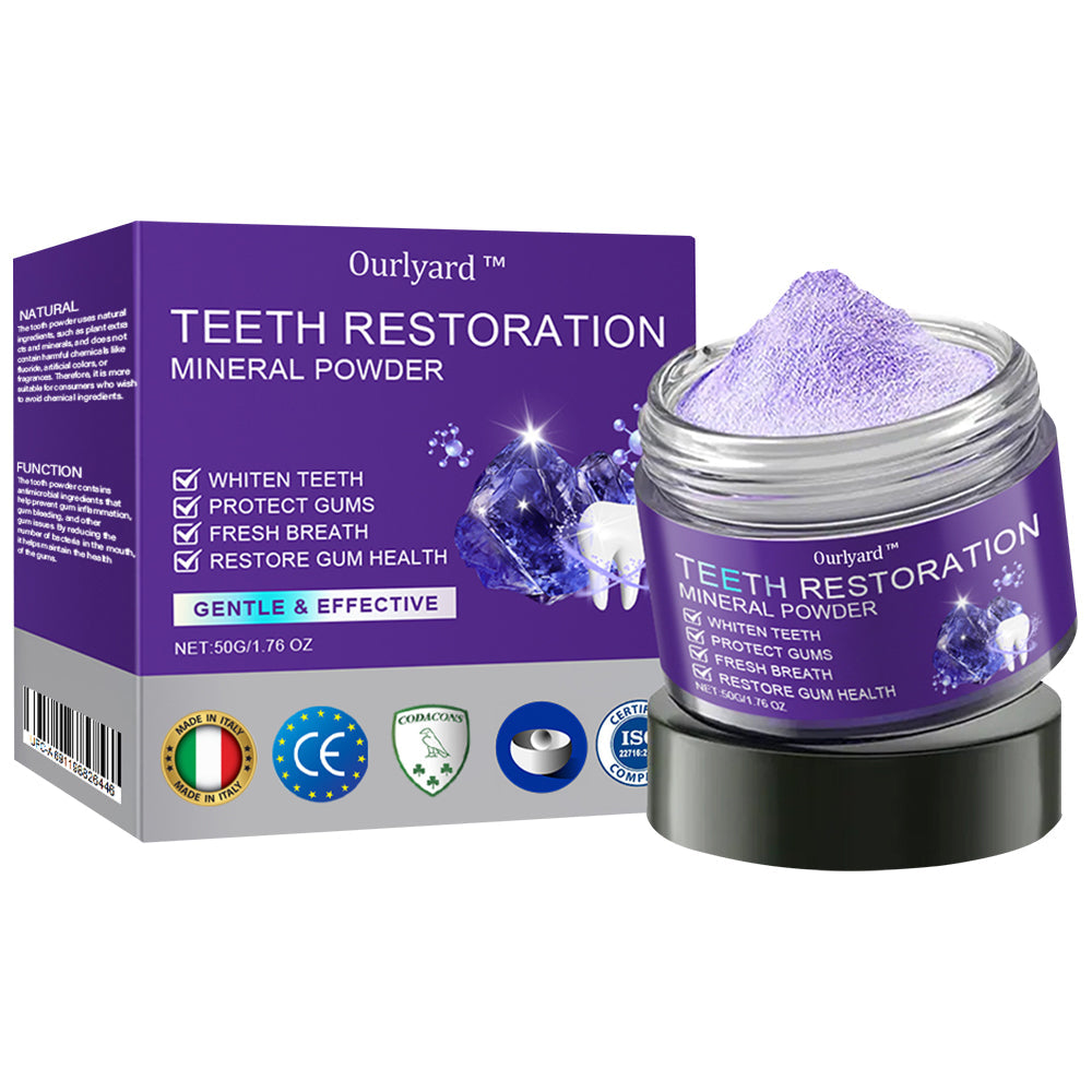 ✅👨🏻‍⚕️Negozio ufficiale | Ourlyard® Polvere minerale per la salute dei denti👨🏻‍⚕️Ottieni la certificazione Ottenuto la certificazione dell'Agenzia Italiana del Farmaco (AIFA)