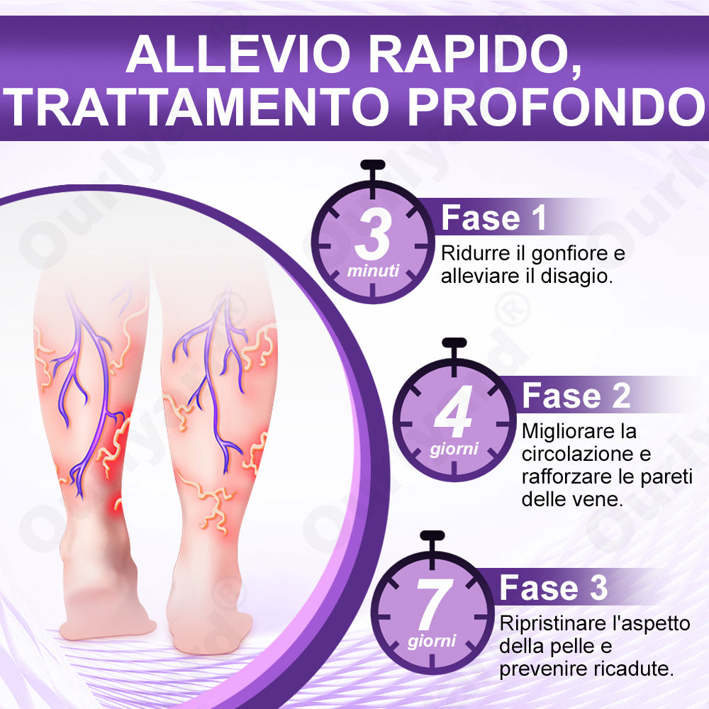 ✅ 𝐀𝐩𝐩𝐫𝐨𝐯𝐚𝐭𝐚 𝐝𝐚𝐥 𝐒𝐒𝐍👨‍⚕️ 𝐎𝐮𝐫𝐥𝐲𝐚𝐫𝐝® 𝐃𝐢𝐚𝐋𝐞𝐠 𝐂𝐚𝐫𝐞 – 𝐂𝐫𝐞𝐦𝐚 𝐅𝐢𝐭𝐨𝐭𝐞𝐫𝐚𝐩𝐢𝐜𝐚 𝐌𝐞𝐝𝐢𝐜𝐚 - Aiuta a trattare vene varicose, gambe gonfie, crampi e dolori persistenti.