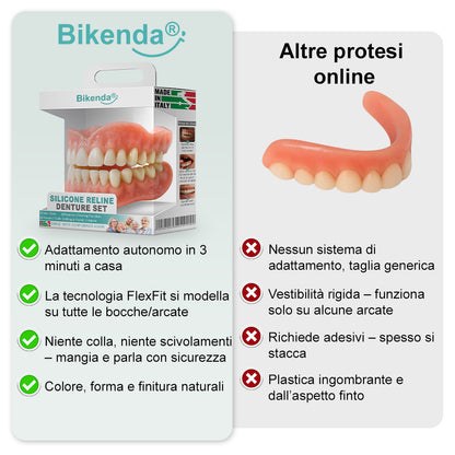 🦷𝗕𝗶𝗸𝗲𝗻𝗱𝗮®  𝗦𝗲𝘁 𝗔𝘃𝗮𝗻𝘇𝗮𝘁𝗼 𝗱𝗶 𝗣𝗿𝗼𝘁𝗲𝘀𝗶 𝗣𝗲𝗿𝘀𝗼𝗻𝗮𝗹𝗶𝘇𝘇𝗮𝘁𝗲 𝗖𝗼𝗺𝗽𝗹𝗲𝘁𝗲 (✅ Protesi con comfort clinicamente comprovato — Fidate da oltre 8.000 utenti italiani per un comfort tutto il giorno.)