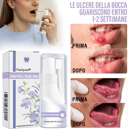 ✅ Prodotto e spedito dall'Italia | Ourlyard® Spray per la Cura Orale con Olio di Chiodi di Garofano (cura completa, trattamento efficace per tutti i problemi orali) 💛💛